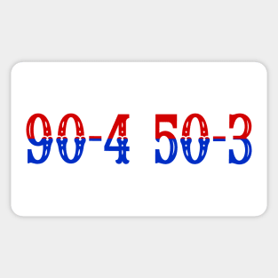 Do The Math 90-4 50-3 For The Smarter Folks 8647 anti-trump Sticker
